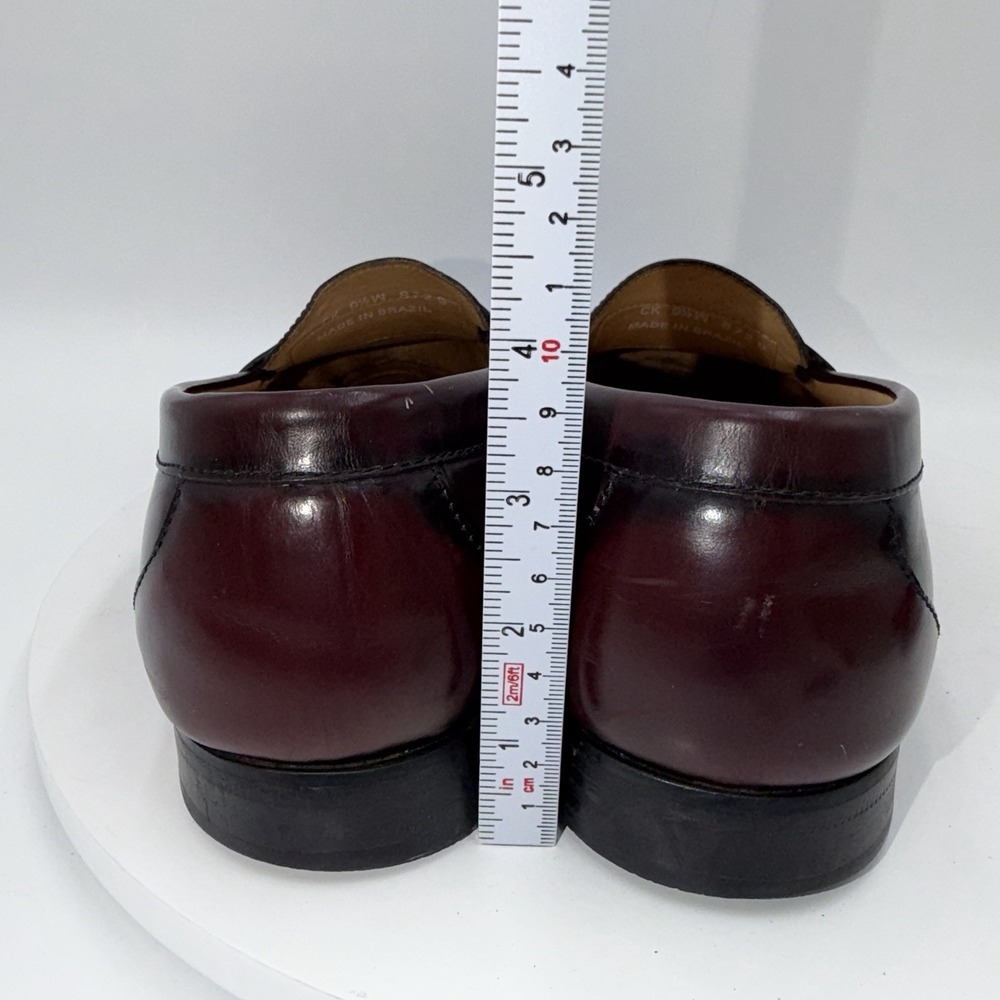 VIntage Nelson Bass Burgundy Tassel Loafers Leather size 9 Wide - Picture 5 of 8